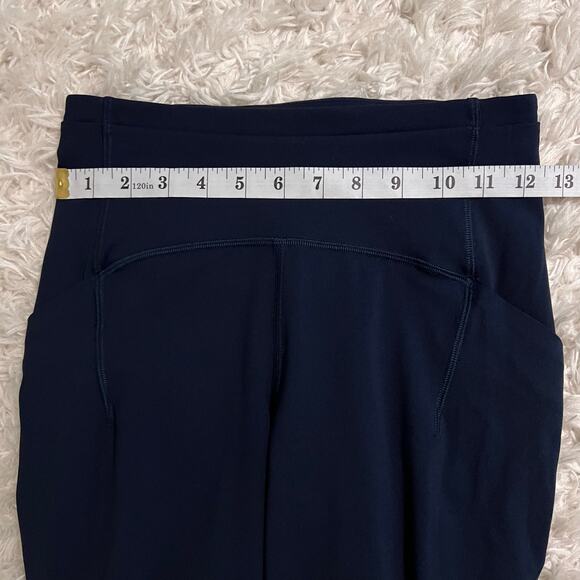 Lululemon Mineral Blue Swift Speed High-Rise Crop 21" Size 4 - Picture 7 of 8